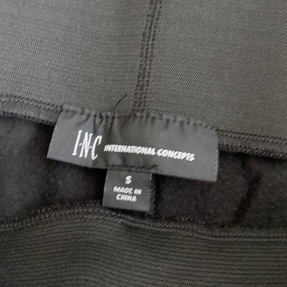 Inc Black Women's Metallic High Rise Leggings Size Small - Picture 3 of 3